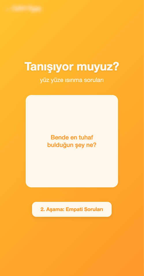 Tanışıyor muyuz